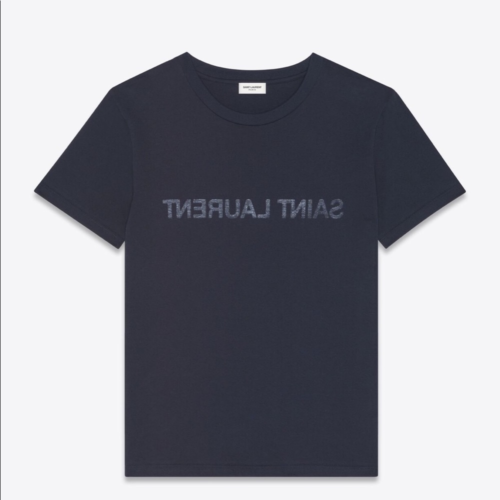 Mens Saint Laurent Black T-shirt